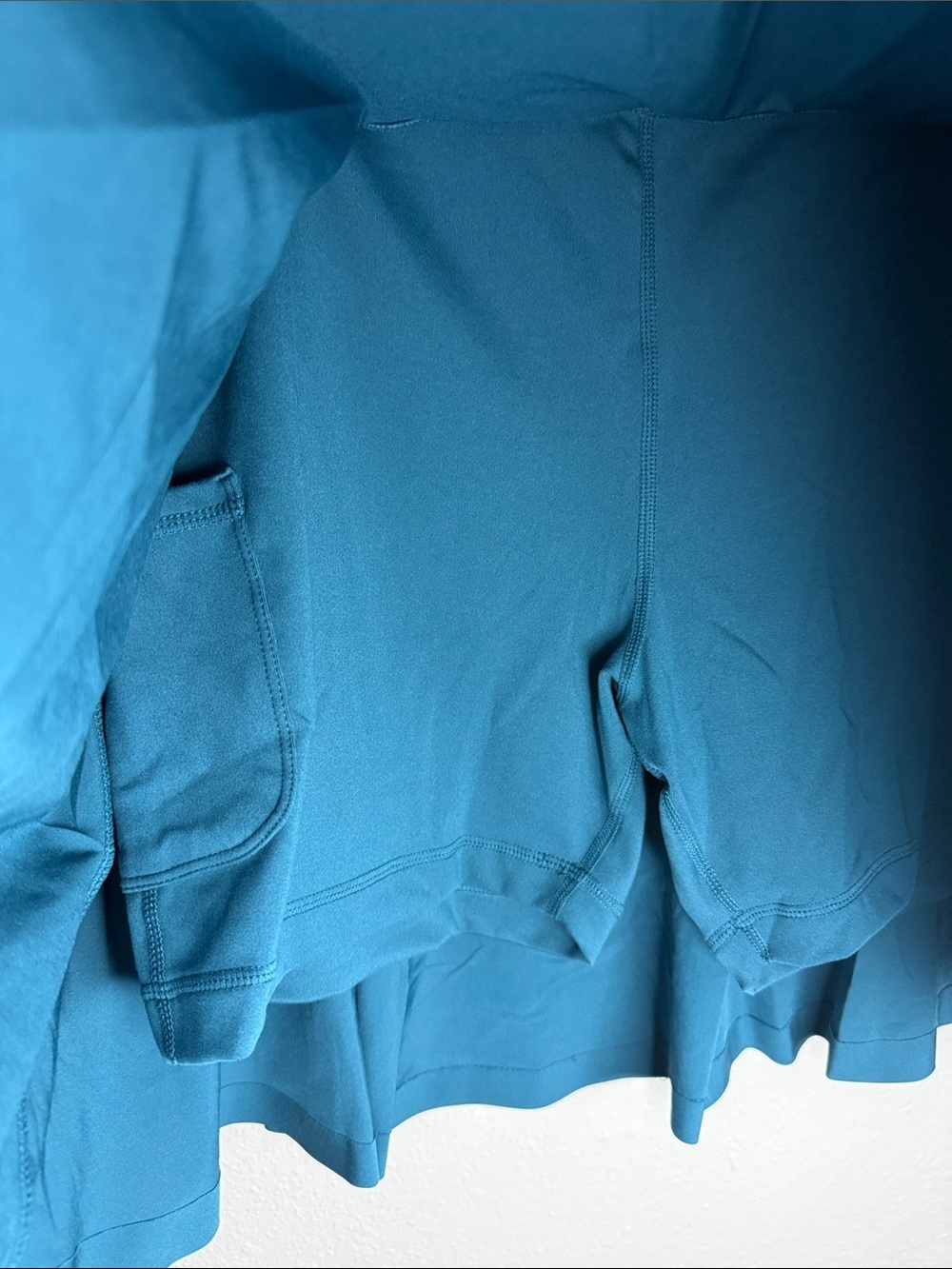 Kinesis Midrise Flowy Skirt with Shorts XL Green/Teal - Picture 2 of 4